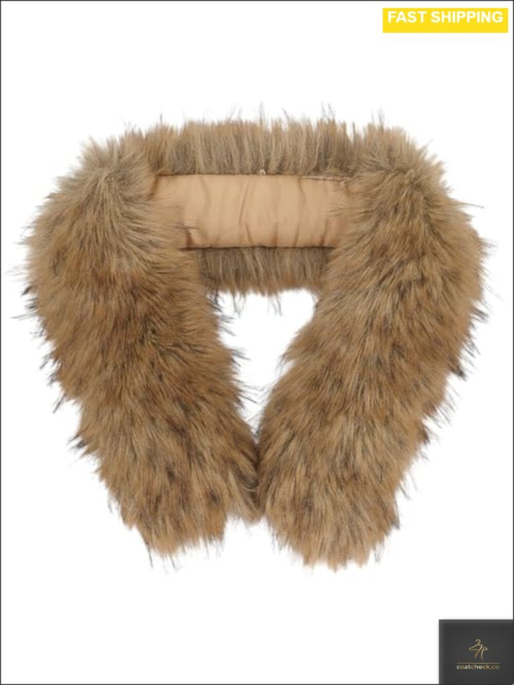 Faux Fur Collar Hood Trim Replacement for Coat Sweater Jacket Sewing Craft
